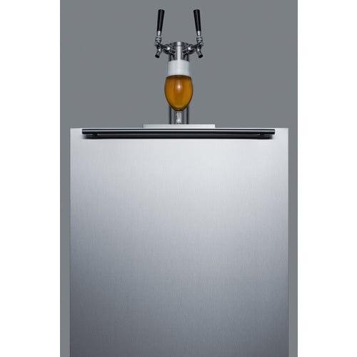 Summit Kegerator Summit 24" Wide Built-In Kegerator, ADA Compliant SBC58BLBIADA