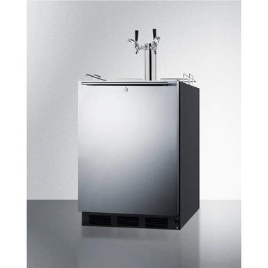 Summit Kegerator Summit 24" Wide Built-In Kegerator, ADA Compliant SBC58BLBIADALock