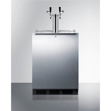 Summit Kegerator Summit 24" Wide Built-In Kegerator, ADA Compliant SBC58BLBIADALock