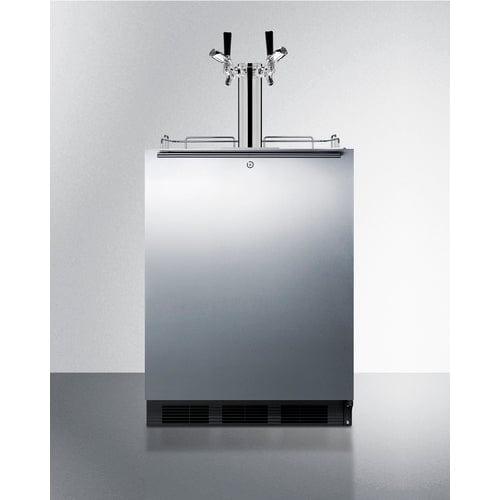 Summit Kegerator Summit 24" Wide Built-In Kegerator, ADA Compliant SBC58BLBIADALock