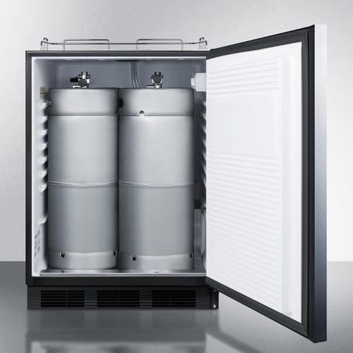 Summit Kegerator Summit 24" Wide Built-In Kegerator, ADA Compliant SBC58BLBIADANK