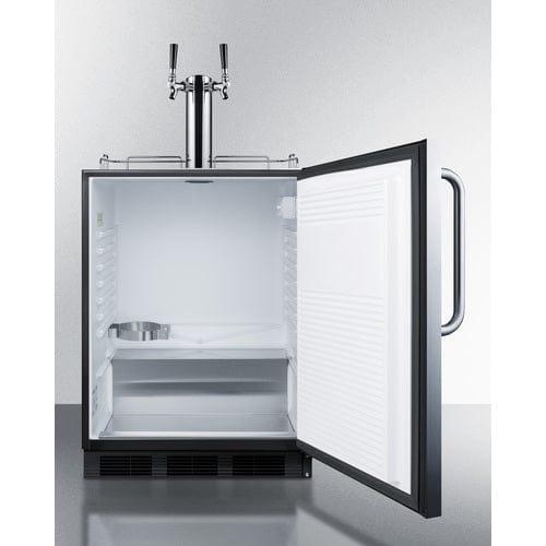 Summit Kegerator Summit 24" Wide Built-In Kegerator, ADA Compliant SBC58BLBICSSADA
