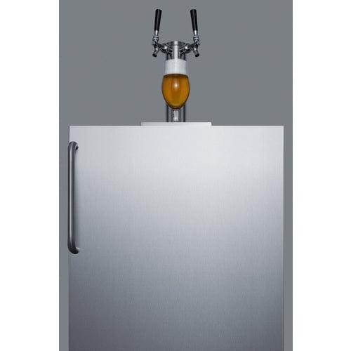 Summit Kegerator Summit 24&quot; Wide Built-In Kegerator, ADA Compliant SBC58BLBICSSADA