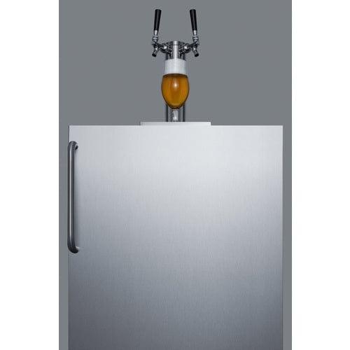 Summit Kegerator Summit 24" Wide Built-In Kegerator, ADA Compliant SBC58BLBICSSADA