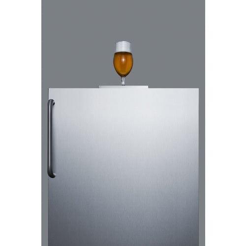 Summit Kegerator Summit 24&quot; Wide Built-In Kegerator, ADA Compliant SBC58BLBICSSADANK