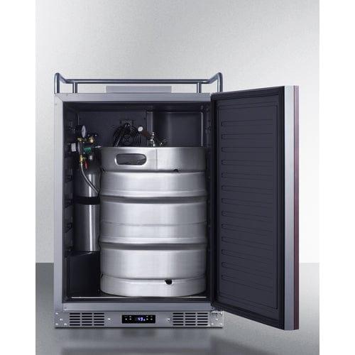 Summit Kegerator Summit 24&quot; Wide Built-In Kegerator (Panel Not Included) SBC682NKPNR