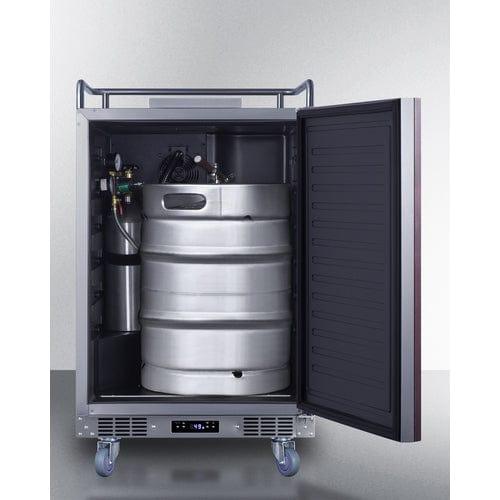 Summit Kegerator Summit 24&quot; Wide Built-In Kegerator (Panel Not Included) SBC682NKPNR