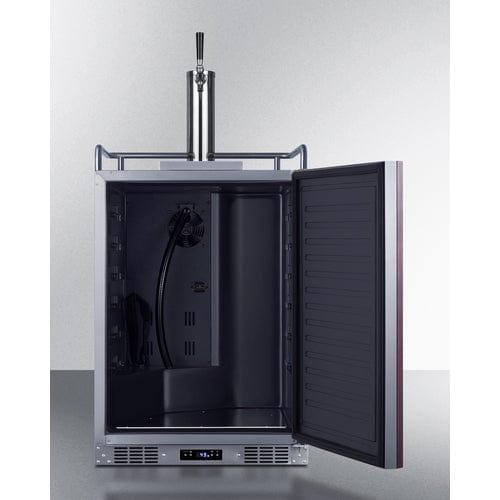 Summit Kegerator Summit 24" Wide Built-In Kegerator (Panel Not Included) SBC682PNR
