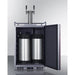 Summit Kegerator Summit 24" Wide Built-In Kegerator (Panel Not Included) SBC682PNRCFTWIN