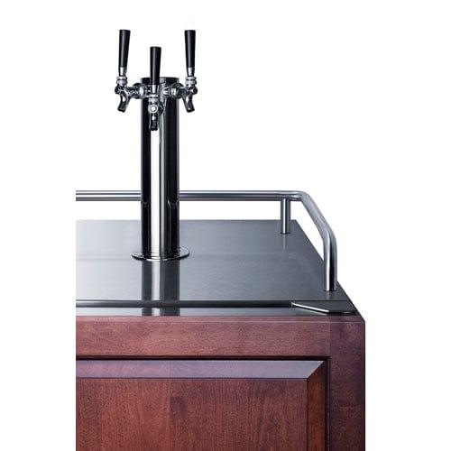 Summit Kegerator Summit 24" Wide Built-In Kegerator (Panel Not Included) SBC682PNRTRIPLE