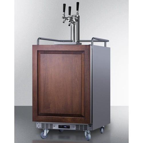 Summit Kegerator Summit 24&quot; Wide Built-In Kegerator (Panel Not Included) SBC682PNRTRIPLE