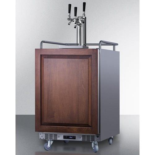 Summit Kegerator Summit 24" Wide Built-In Kegerator (Panel Not Included) SBC682PNRTRIPLE