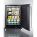 Summit Beverage Center Summit 24" Wide Built-In Mini Reach-In Beverage Center with Dolly SCR610BLSDRI