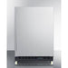 Summit Beverage Center Summit 24" Wide Built-In Mini Reach-In Beverage Center with Dolly SCR610BLSDRI