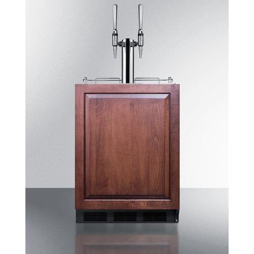 Summit Kegerator Summit 24&quot; Wide Built-In Nitro Coffee Kegerator, ADA Compliant (Panel Not Included) SBC58BLBIADAIFNCFTWIN