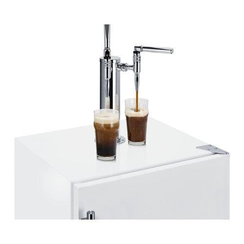 Summit Kegerator Summit 24&quot; Wide Built-In Nitro Coffee Kegerator, ADA Compliant SBC58WHBIADANCFTWIN