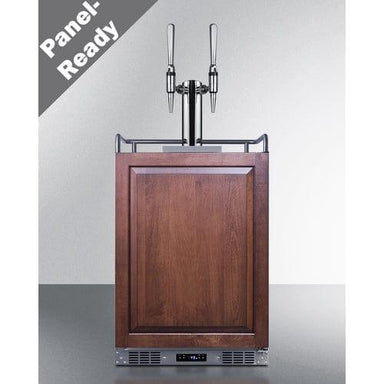 Summit Kegerator Summit 24" Wide Built-In Nitro Coffee Kegerator (Panel Not Included) SBC682PNRNCFTWIN