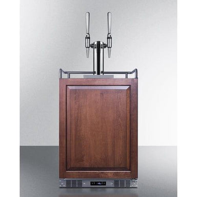 Summit Kegerator Summit 24" Wide Built-In Nitro Coffee Kegerator (Panel Not Included) SBC682PNRNCFTWIN
