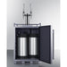 Summit Kegerator Summit 24" Wide Built-In Nitro Coffee Kegerator SBC682NCFTWIN