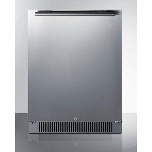 Summit Outdoor All-Refrigerator Summit 24&quot; Wide Built-In Outdoor All-Refrigerator SPR623OSCSS