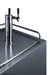 Summit Prefabricated Kitchens & Kitchenettes Summit 24" Wide Built-In Outdoor Beer & Coffee Kegerator