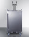 Summit Prefabricated Kitchens & Kitchenettes Summit 24" Wide Built-In Outdoor Beer & Coffee Kegerator