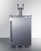 Summit Prefabricated Kitchens & Kitchenettes Summit 24" Wide Built-In Outdoor Beer & Coffee Kegerator