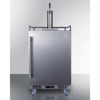Summit Outdoor Kegerator Summit 24" Wide Built-In Outdoor Beer Kegerator SBC683OS