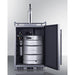 Summit Freezers Summit 24" Wide Built-In Outdoor Commercial Beer Kegerator BC74OSCOM