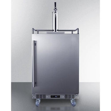 Summit Freezers Summit 24" Wide Built-In Outdoor Commercial Beer Kegerator BC74OSCOM