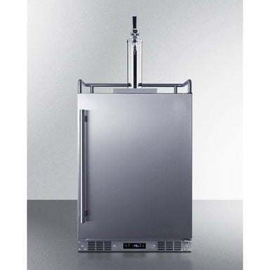 Summit Freezers Summit 24" Wide Built-In Outdoor Commercial Beer Kegerator BC74OSCOM