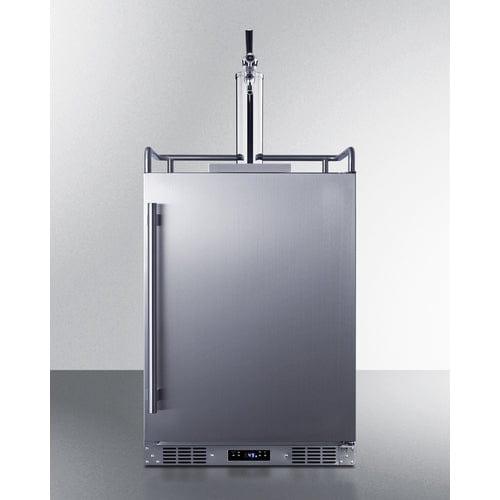 Summit Freezers Summit 24" Wide Built-In Outdoor Commercial Beer Kegerator BC74OSCOM