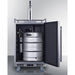 Summit Freezers Summit 24" Wide Built-In Outdoor Commercial Beer Kegerator BC74OSCOM