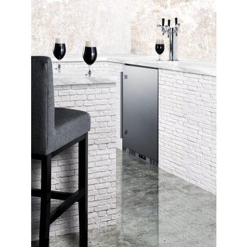 Summit Kegerator Summit 24" Wide Built-In Outdoor Commercial Beer Kegerator BC74OSCOMTRIPLE