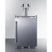 Summit Kegerator Summit 24" Wide Built-In Outdoor Commercial Beer Kegerator BC74OSCOMTWIN