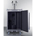 Summit Kegerator Summit 24" Wide Built-In Outdoor Commercial Beer Kegerator BC74OSCOMTWIN