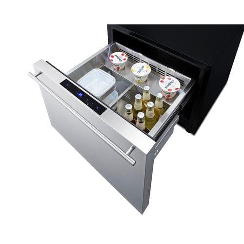 Summit Refrigerators Summit 24" Wide Built-In Outdoor Drawer Refrigerator SDR241OS