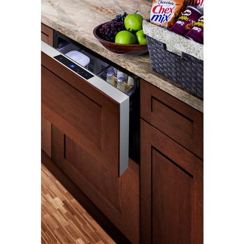Summit Refrigerators Summit 24" Wide Built-In Outdoor Drawer Refrigerator SDR241OS