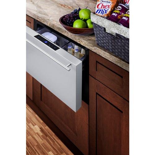 Summit Refrigerators Summit 24" Wide Built-In Outdoor Drawer Refrigerator SDR241OS