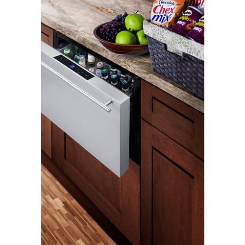 Summit Refrigerators Summit 24" Wide Built-In Outdoor Drawer Refrigerator SDR241OS