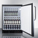 Summit All-Refrigerator Summit 24" Wide Built-In Pub Cellar FF7LBLKBIPUBSSTB