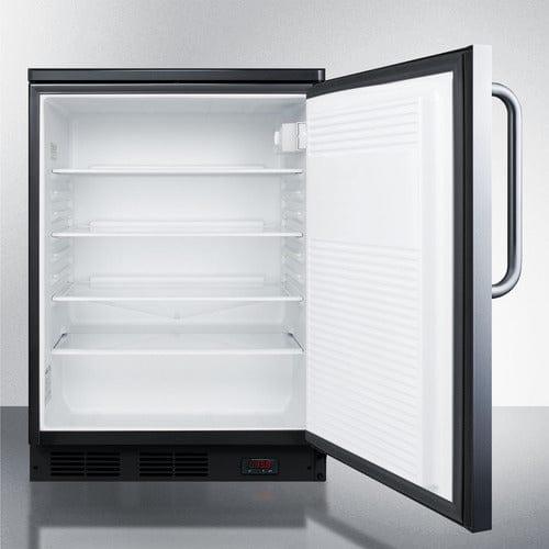 Summit All-Refrigerator Summit 24" Wide Built-In Pub Cellar FF7LBLKBIPUBSSTB