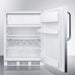 Summit Refrigerators Summit 24" Wide Built-In Refrigerator-Freezer CT661WCSS