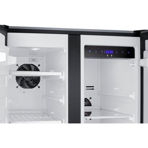 Summit Refrigerators Summit 24" Wide Built-In Refrigerator-Freezer FFRF24SSCSS