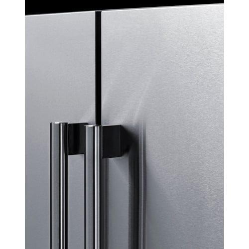 Summit Refrigerators Summit 24" Wide Built-In Refrigerator-Freezer FFRF24SSCSS