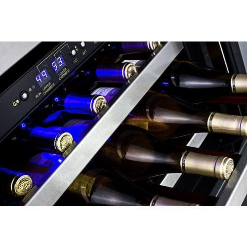 Summit Wine Cellar Summit 24&quot; Wide Built-In Wine Cellar, ADA Compliant SWC530BLBISTADA