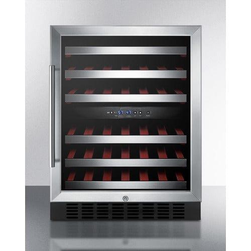 Summit Wine Cellar Summit 24&quot; Wide Built-In Wine Cellar, ADA Compliant SWC530BLBISTCSSADA