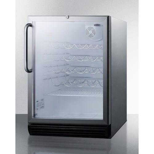 Summit Wine Cellar Summit 24&quot; Wide Built-In Wine Cellar, ADA Compliant SWC6GBLCSSADA