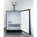 Summit Kegerator Summit 24" Wide Built-In Wine Kegerator, ADA Compliant SBC58BLBIADAWKDTWIN