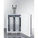 Summit Kegerator Summit 24" Wide Built-In Wine Kegerator, ADA Compliant SBC58WHBIADAWKDTWIN